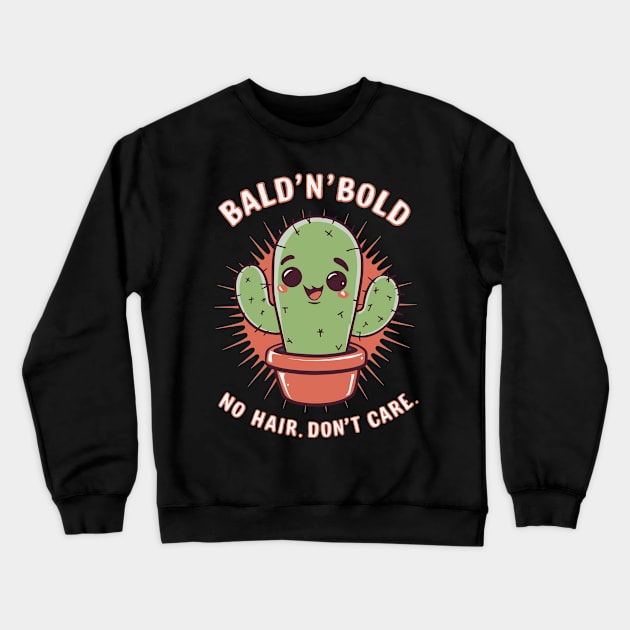 bald hair Crewneck Sweatshirt by VivaVagina